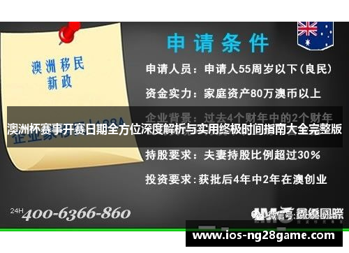 澳洲杯赛事开赛日期全方位深度解析与实用终极时间指南大全完整版